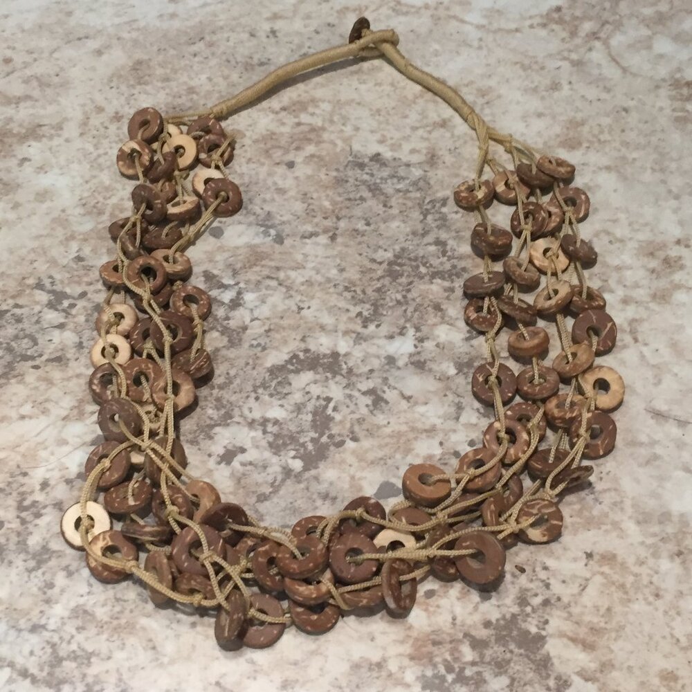 3/$15  Wood Bead Necklace